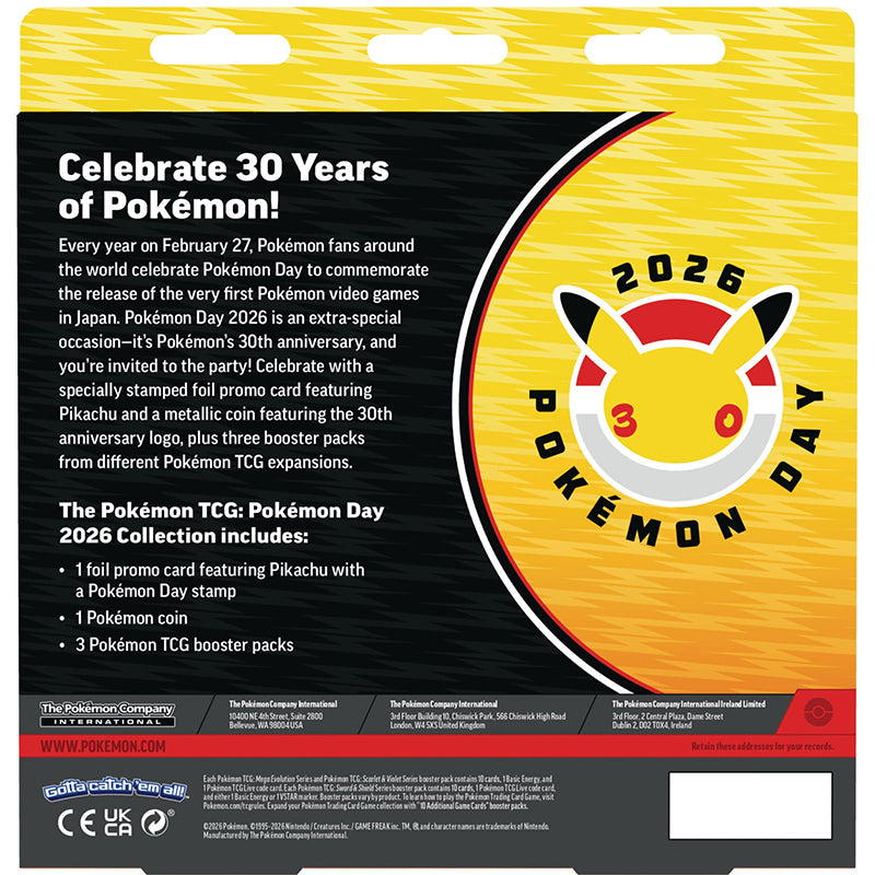 Pokémon TCG: Pokemon Day 2026 Collection