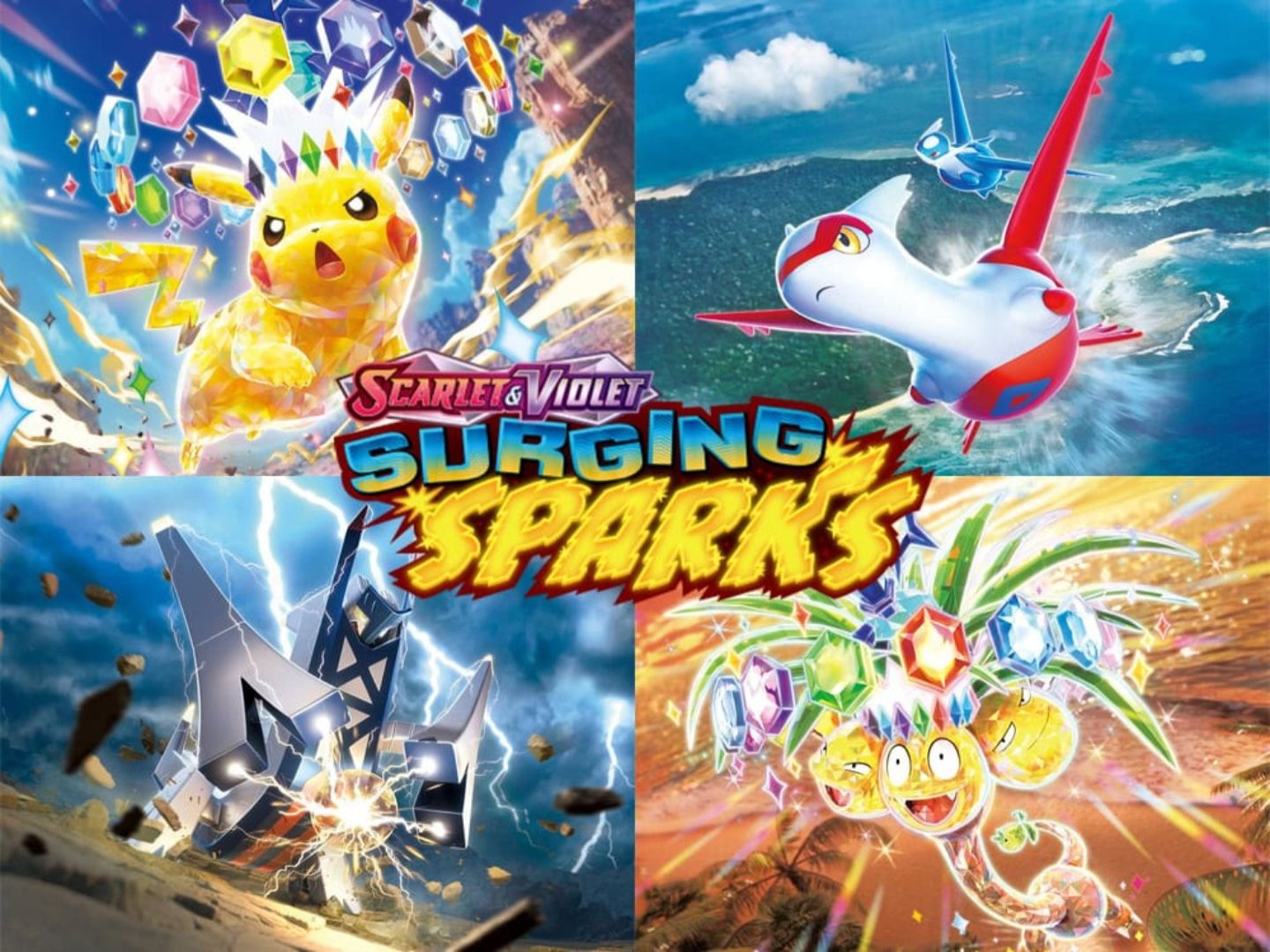 Pokémon TCG: Scarlet & Violet - Surging Sparks booster pack.