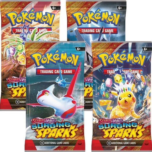 Pokémon TCG: Scarlet & Violet - Surging Sparks booster pack.
