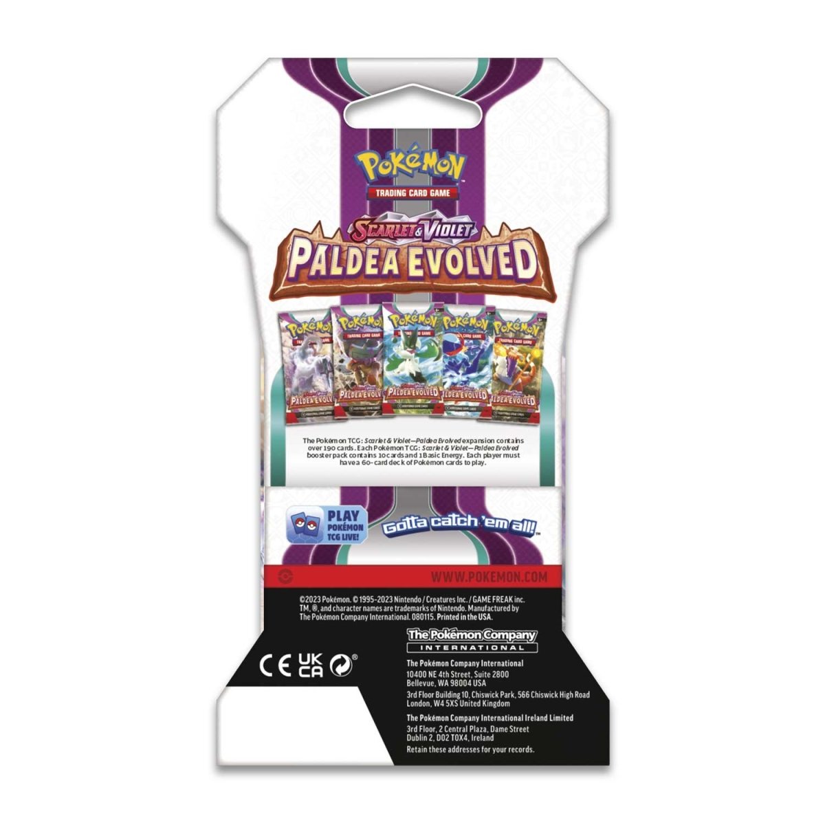 Pokémon TCG: Scarlet & Violet - Paldea Evolved Booster Pack