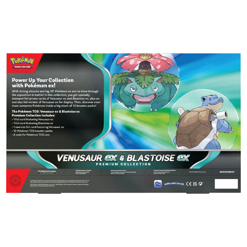 Pokémon TCG: Venusaur EX & Blastoise EX Premium Collection