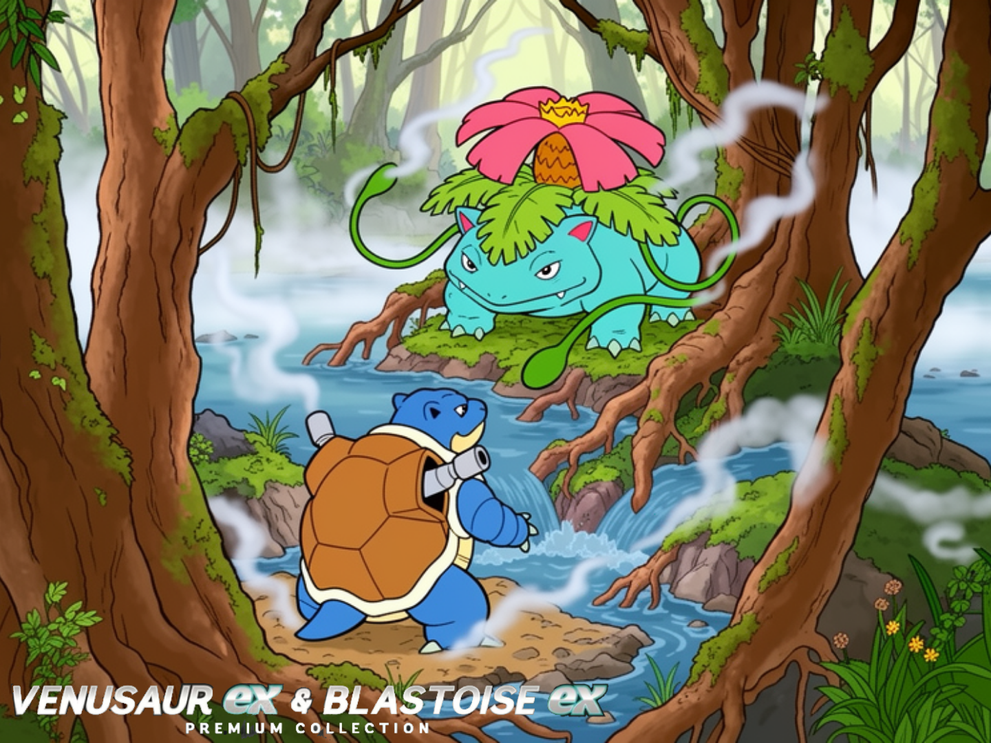 Pokémon TCG: Venusaur EX & Blastoise EX Premium Collection