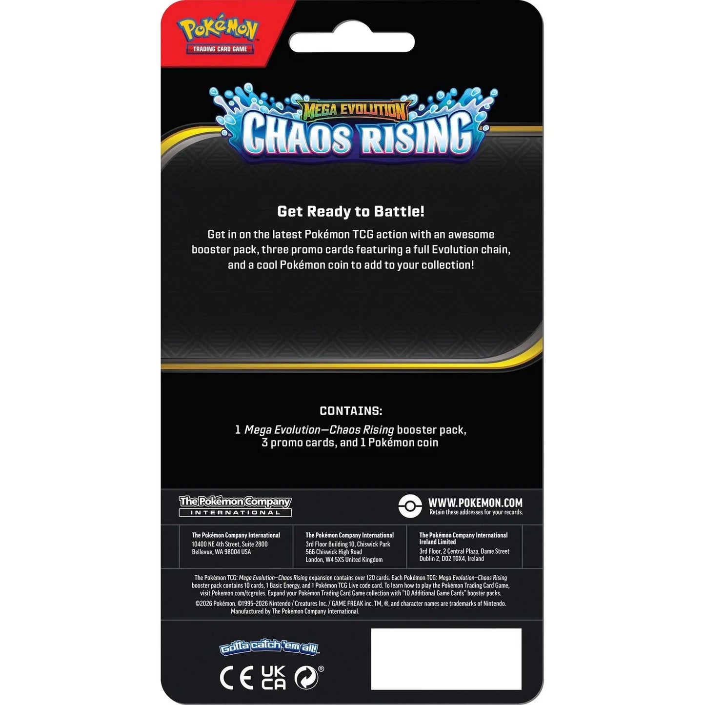 Pokémon TCG: Mega Evolution Chaos Rising - Premium Checklane (Single pack)