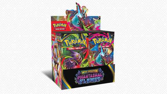 Pokémon Phantasmal Flames Booster pack.
