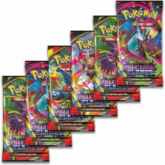 Pokémon Phantasmal Flames Booster pack.