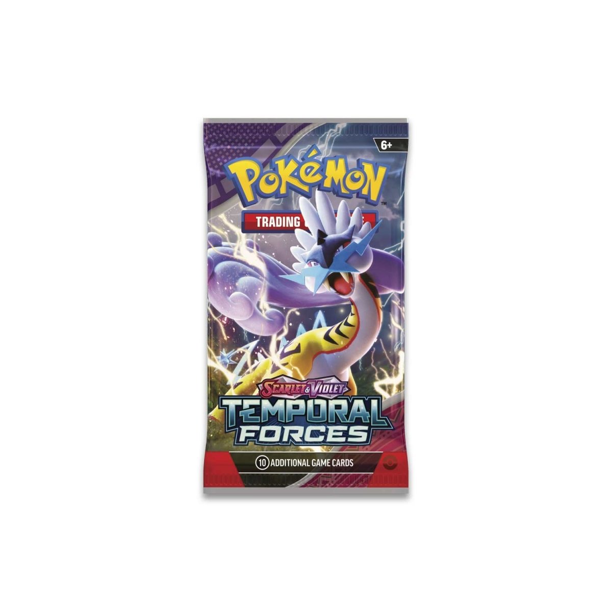 Pokémon TCG: Scarlet & Violet – Temporal Forces Booster Bundle – 6 Sealed Packs – English – 2024