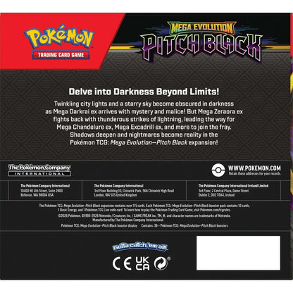 Pokémon TCG: Mega Evolution Pitch Black - Booster Display CDU