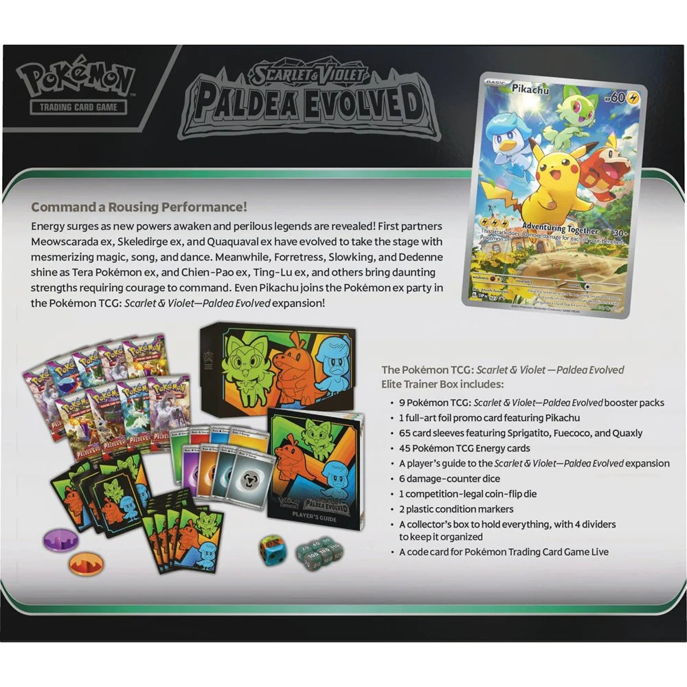 Pokémon TCG: Scarlet & Violet - Paldea Evolved Pokémon Center Elite Trainer Box