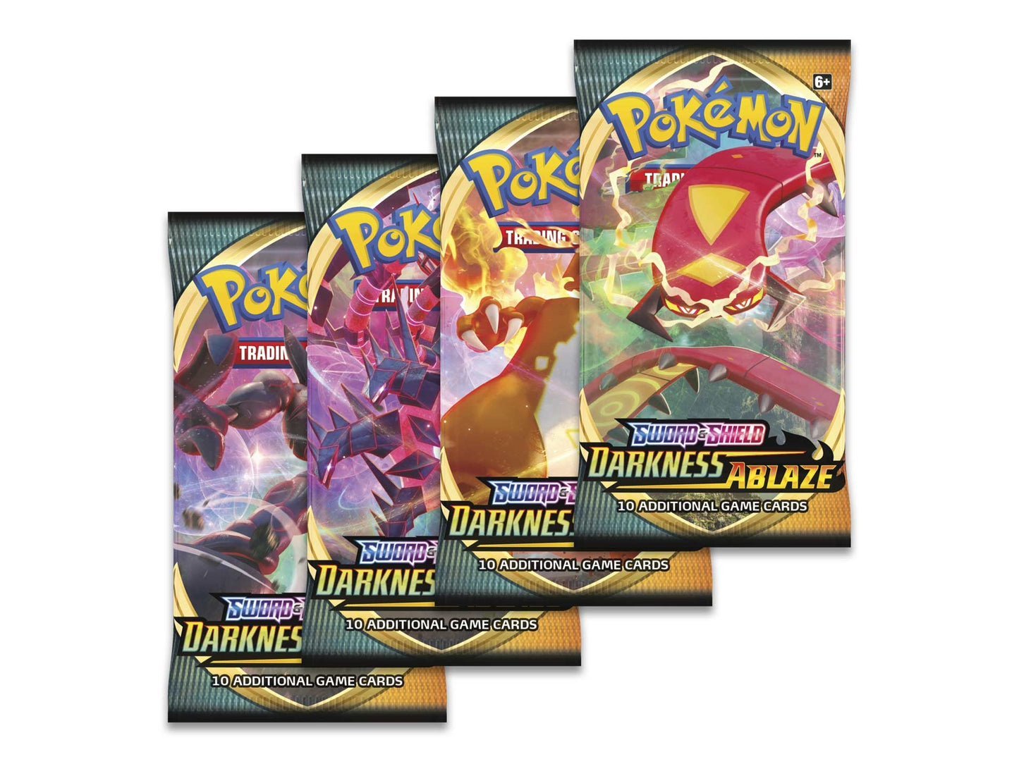 Pokémon SWSH Darkness Ablaze: Booster Pack (10 Cards)